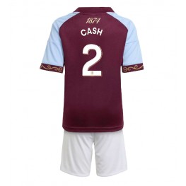 Aston Villa Matty Cash #2 Thuis tenue Kids 2025-26 Korte Mouw (+ Korte broeken)